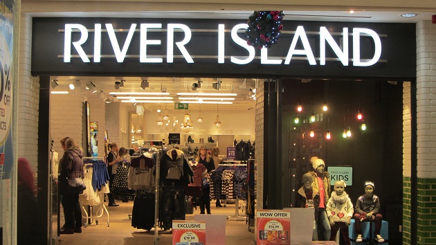 Bảng giá order đặt mua hàng trên Riverisland ship về Việt Nam