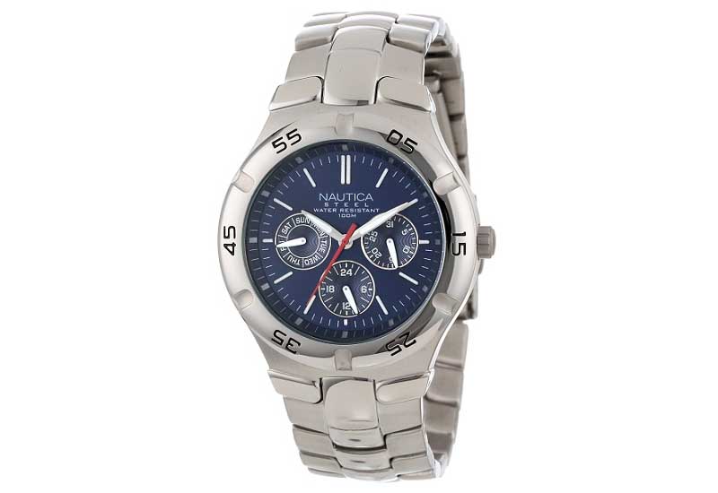 dong-ho-Nautica-Mens-N10061-Stainless-Steel