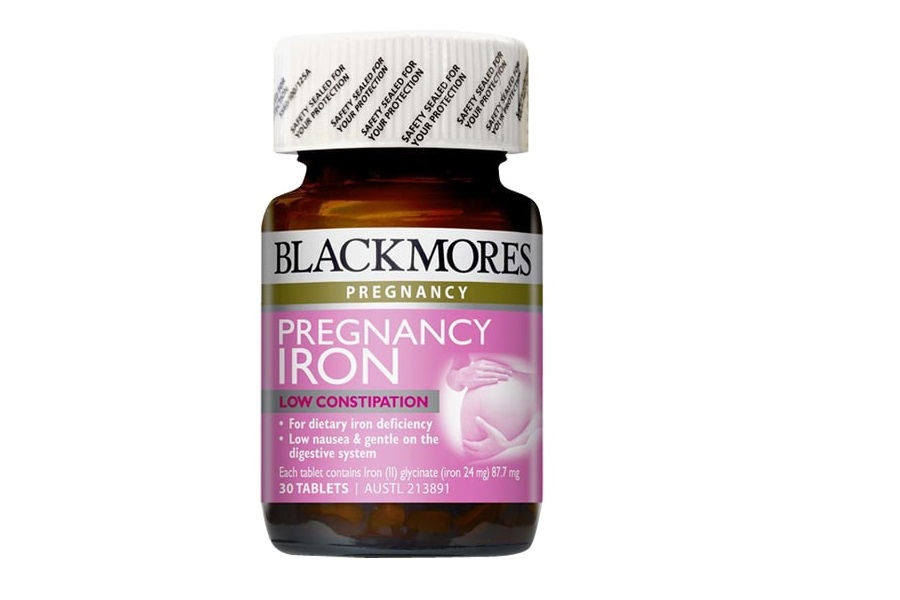 Viên uống bổ sung sắt và vitamin Blackmores Iron 30