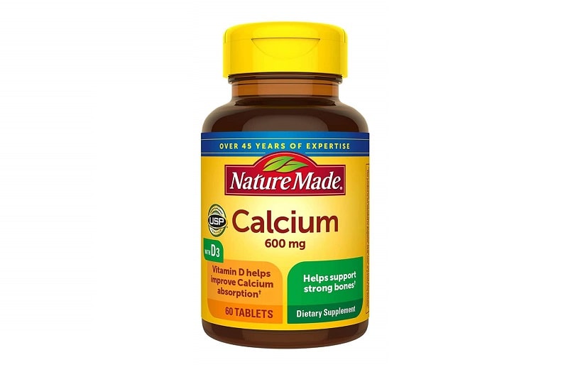 Nature Made Calcium 600mg with vitamin D3 Tablets