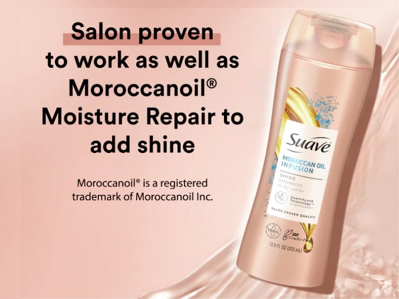 Suave Moroccan Infusion Shine Shampoo