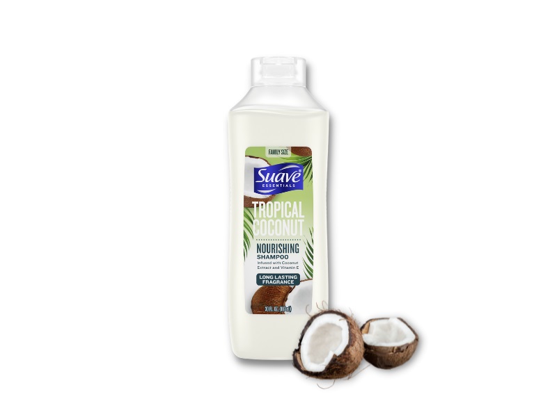 Suave dưỡng ẩm tóc khô và hư tổn Suave Essentials Tropical Coconut Shampoo