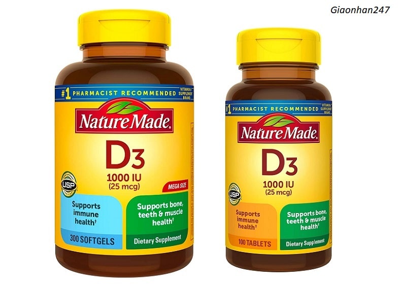 Nature Made Vitamin D3 1000iu