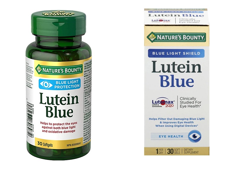 Nature's Bounty Lutein Blue Pills