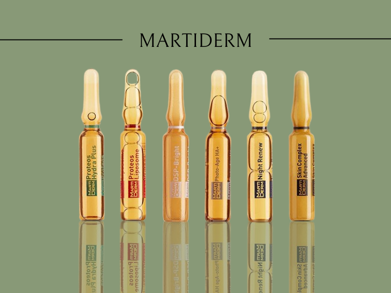 ống ampoule của Martiderm La Formula