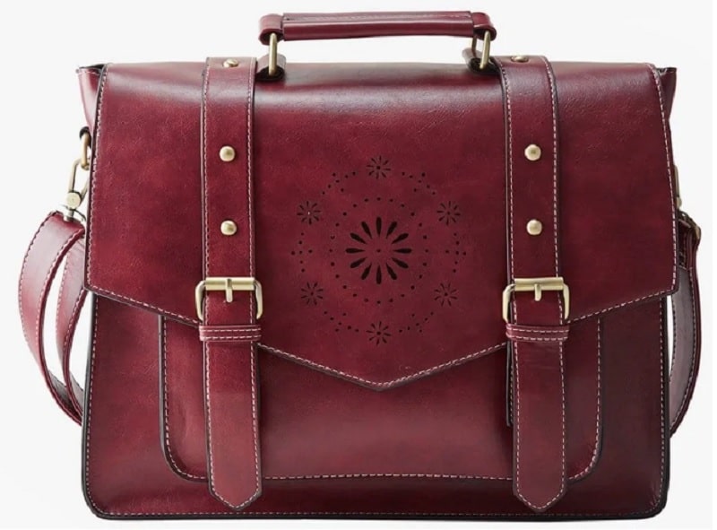 Women's Faux leather Classic Briefcase
