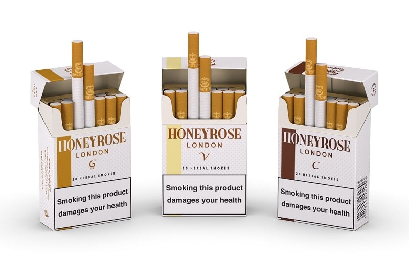 Herbal cigarettes Honeyrose