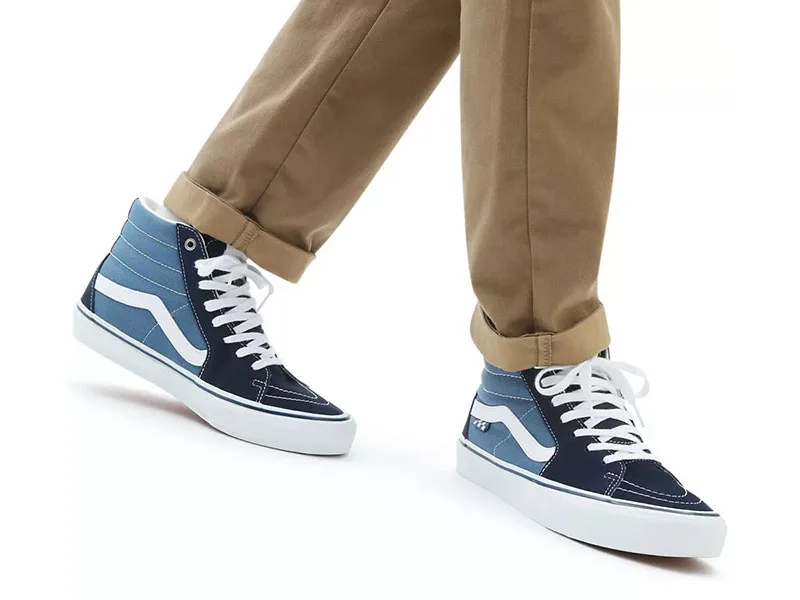 Vans-Skate-Sk8-Hi-Schuhe-Navy-White-1