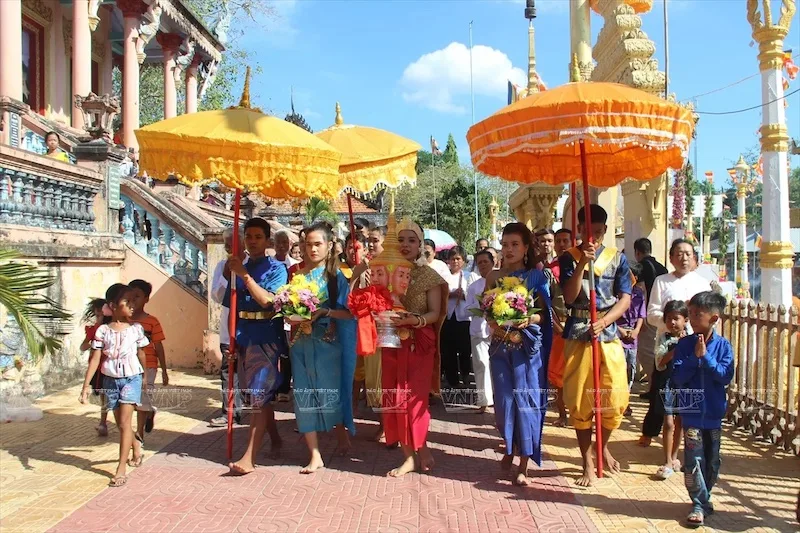 cac hoat dong trong ngay le tet cua nguoi khmer