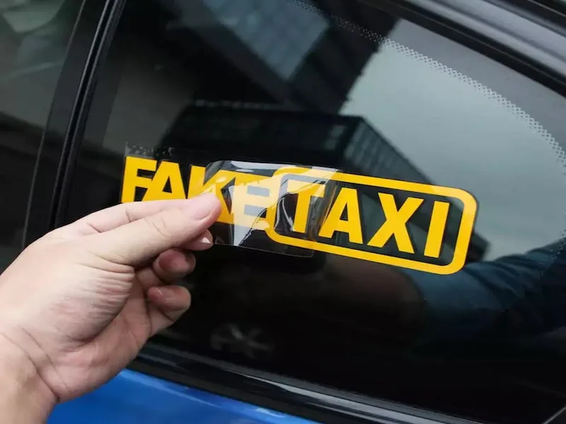 Nhãn dán taxi