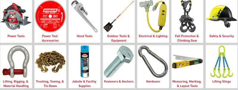 construction tool warehouse