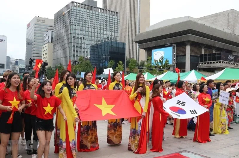 Khu nguoi viet o han quoc