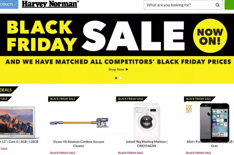 harvey norman black friday