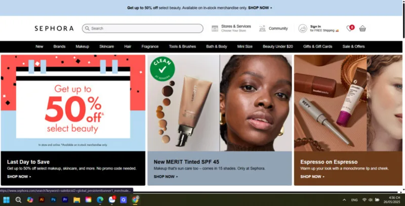 check order sephora