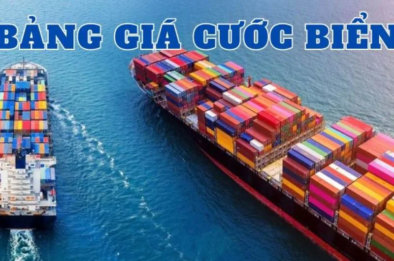 Bang gia cuoc van chuyen duong bien tu nhat ve viet nam