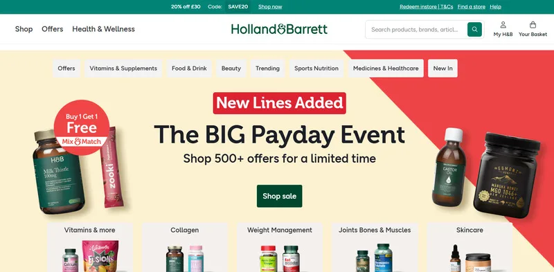 Holland & Barrett la gi, h&b la gi