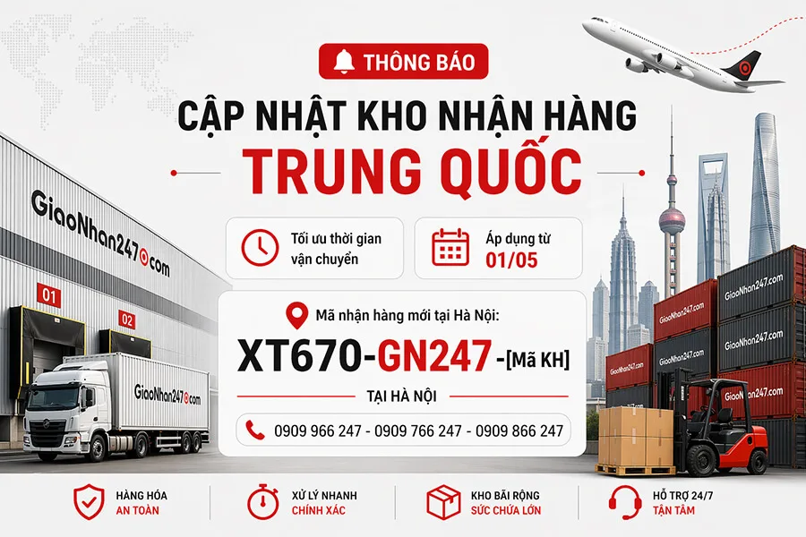 kho nhận hàng tuyến Trung Quốc